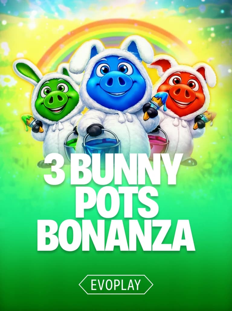 3 Bunny Pots Bonanza